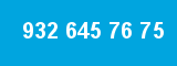 932 645 76 75 932 645 76 75
